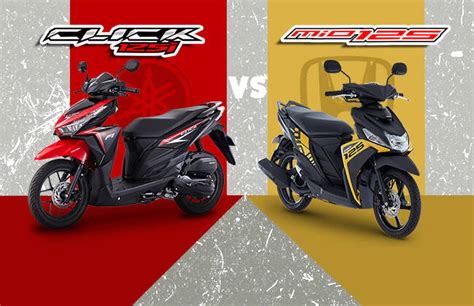 Yamaha Mio i 125 vs Honda Click 125i .